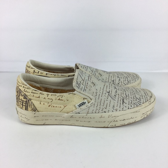 Vans Vincent Van Gogh Letter Classic Slip On Shoe - Picture 3 of 7